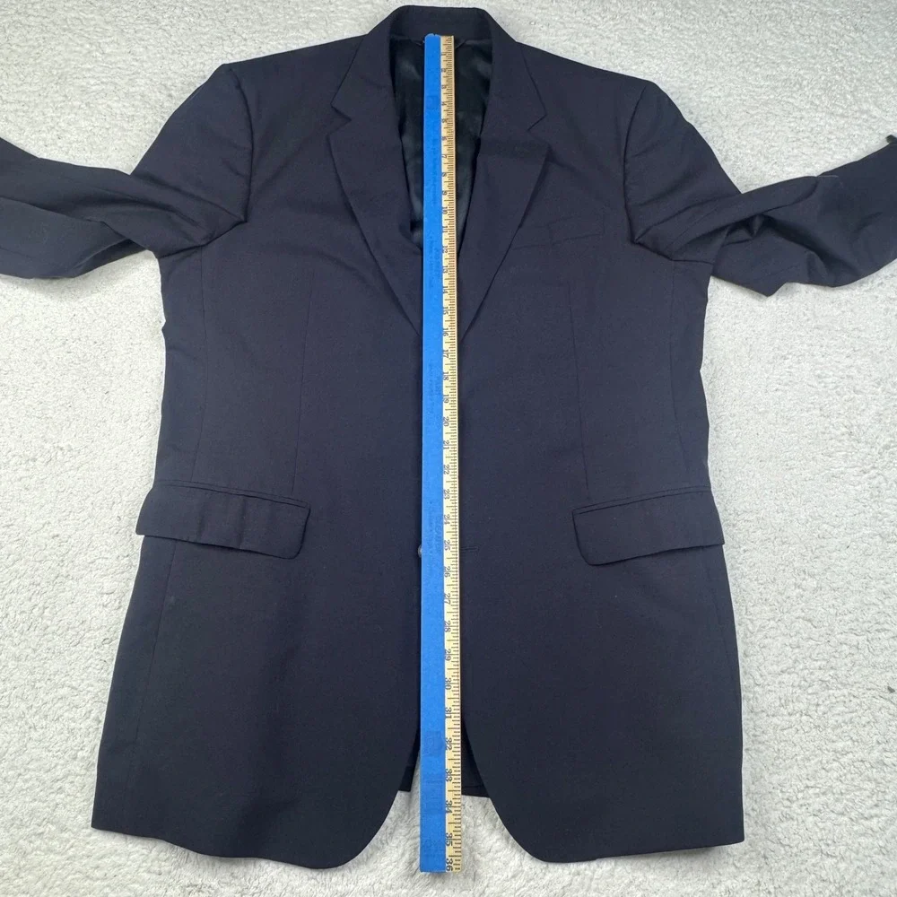 Jos A Bank Navy Blue Wool Blazer Jacket Men's 48XL‎ Gold Button